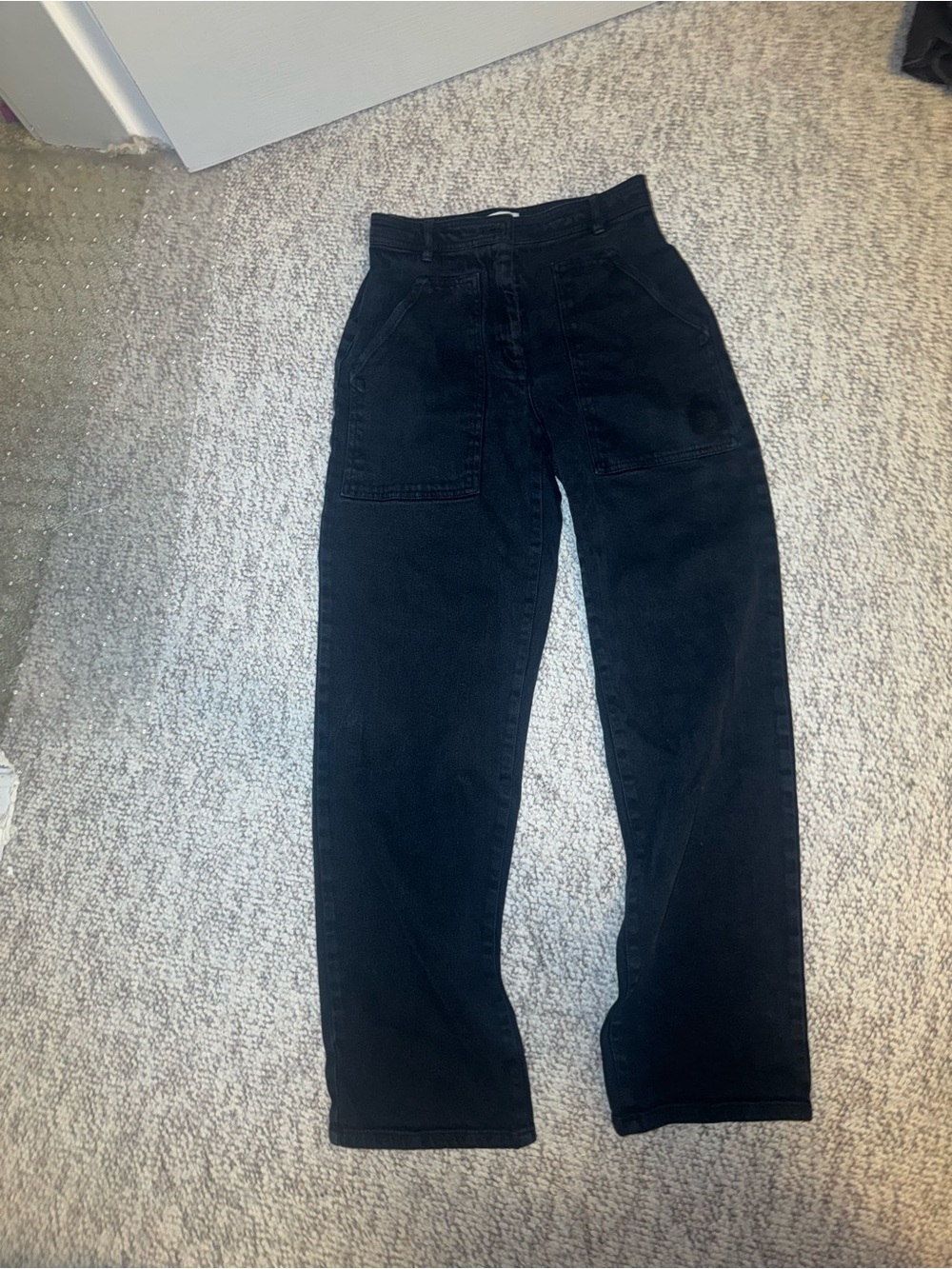 Wilfred Black Straight-Leg Jeans